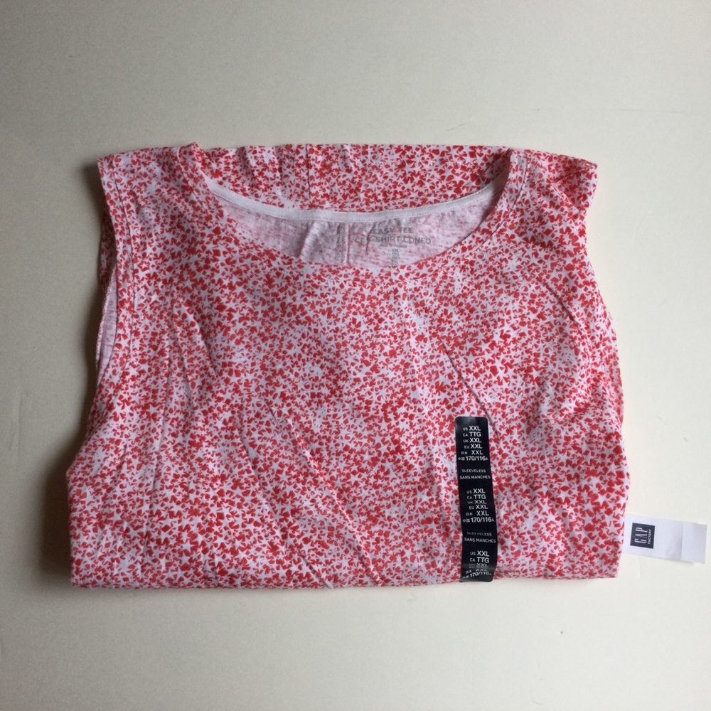 Cute Gap flare top w/ red and white star print XXL - Picture 3 of 10